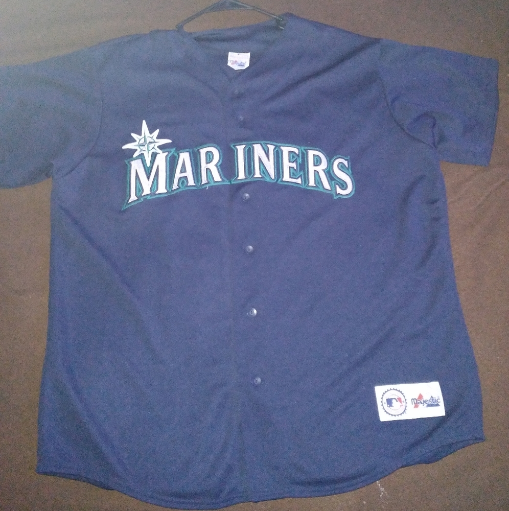 Mariners Baseball Jersey Majestic Blue